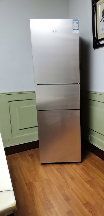 海尔(haier)风冷无霜三门冰箱 218升bcd-218wdgs 海尔三门家用冰箱