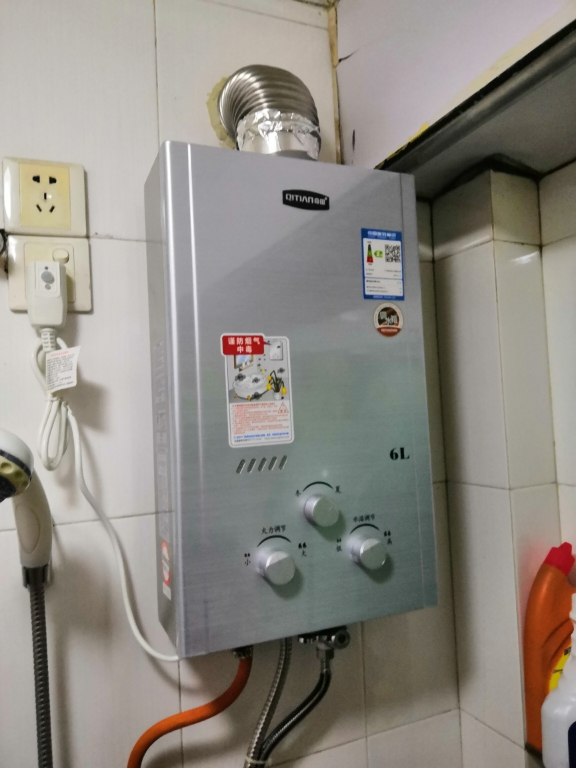 jsg12-a(6p2)拉丝铜水箱 6升平衡式燃气热水器 热水器天然气晒单图