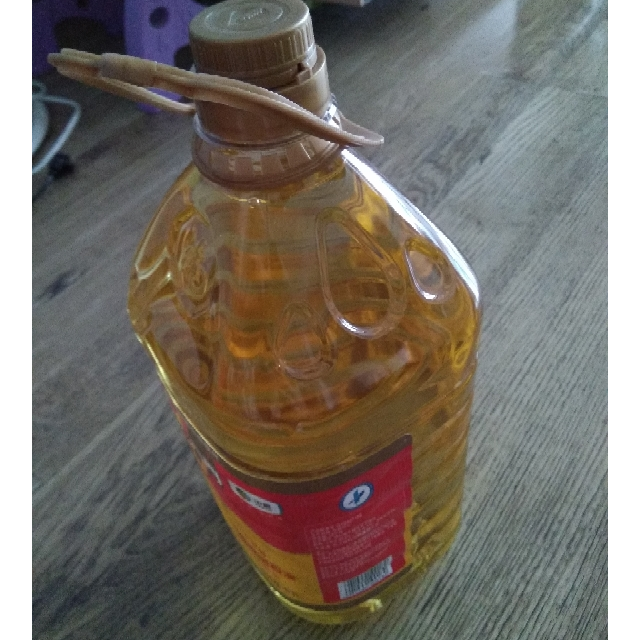 中粮福临门食用油粮油花生原香食用调和油5l桶家庭实用装