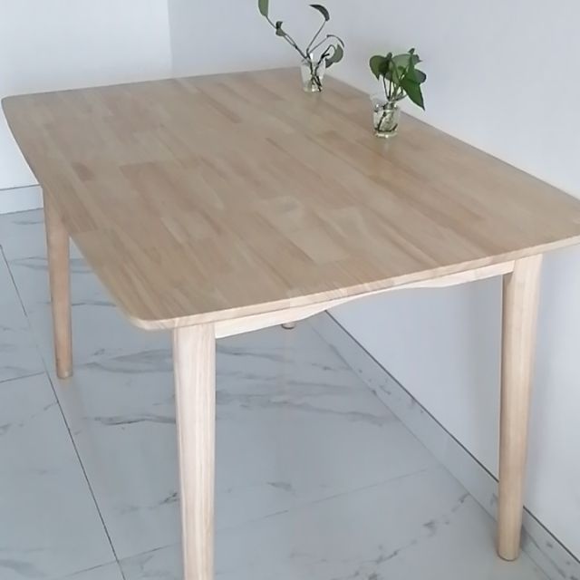 一米色彩实木餐桌椅组合现代简约家用玻璃餐桌可带电磁炉饭桌可伸缩