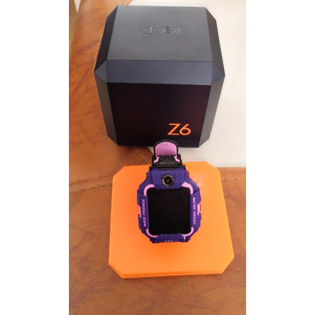 【前后双摄 酷炫新品】小天才电话手表z6 幻紫4g全网通儿童智能防水