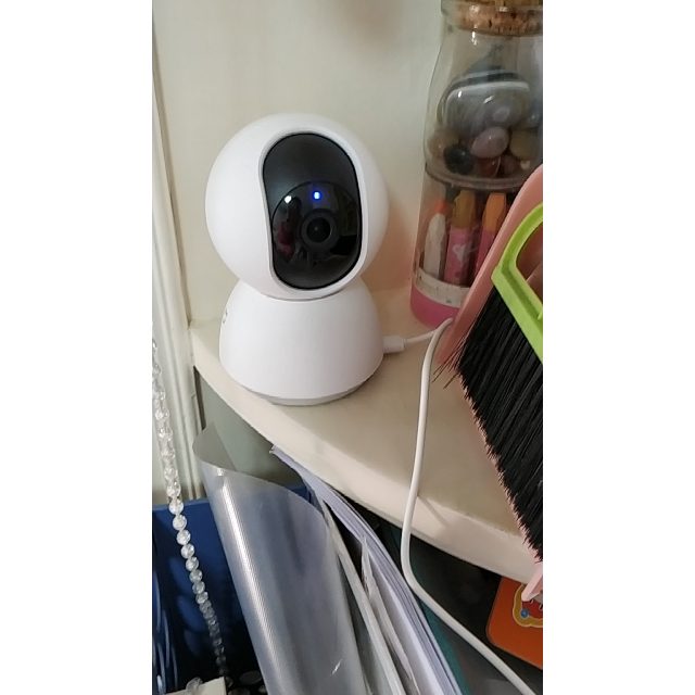 小米智能摄像机云台版1080p米家摄像头360度全景无线wifi高清手机远程