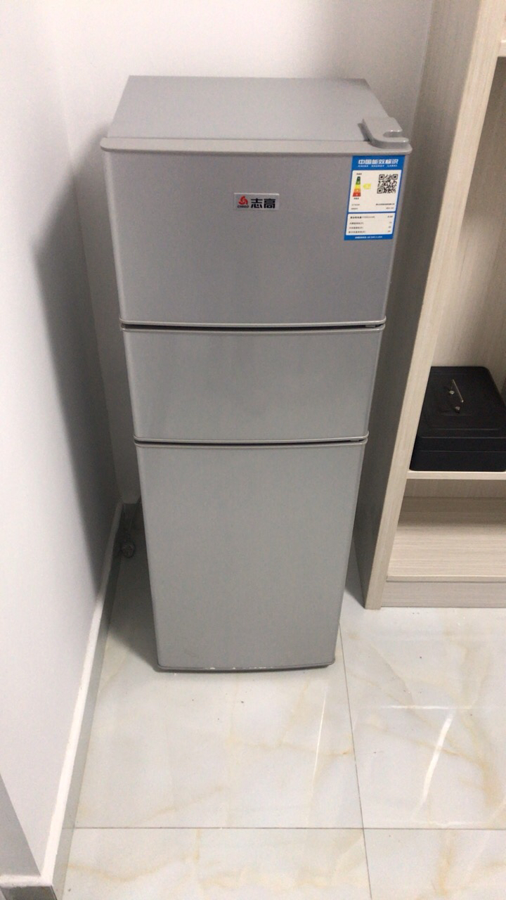【苏宁好货】志高(chigo)bcd-150 150升小型双门迷你小冰箱 家用三