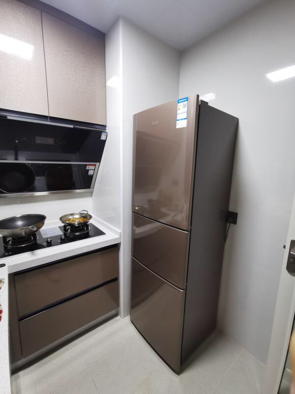 海尔(haier)206升三开门小型电冰箱家用节能双大容量静音省电软冷冻