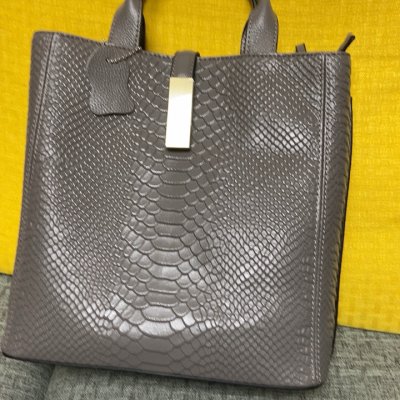 henry jacques女包2021新款qsl-0875女土包包女包蛇纹头层牛皮大包单