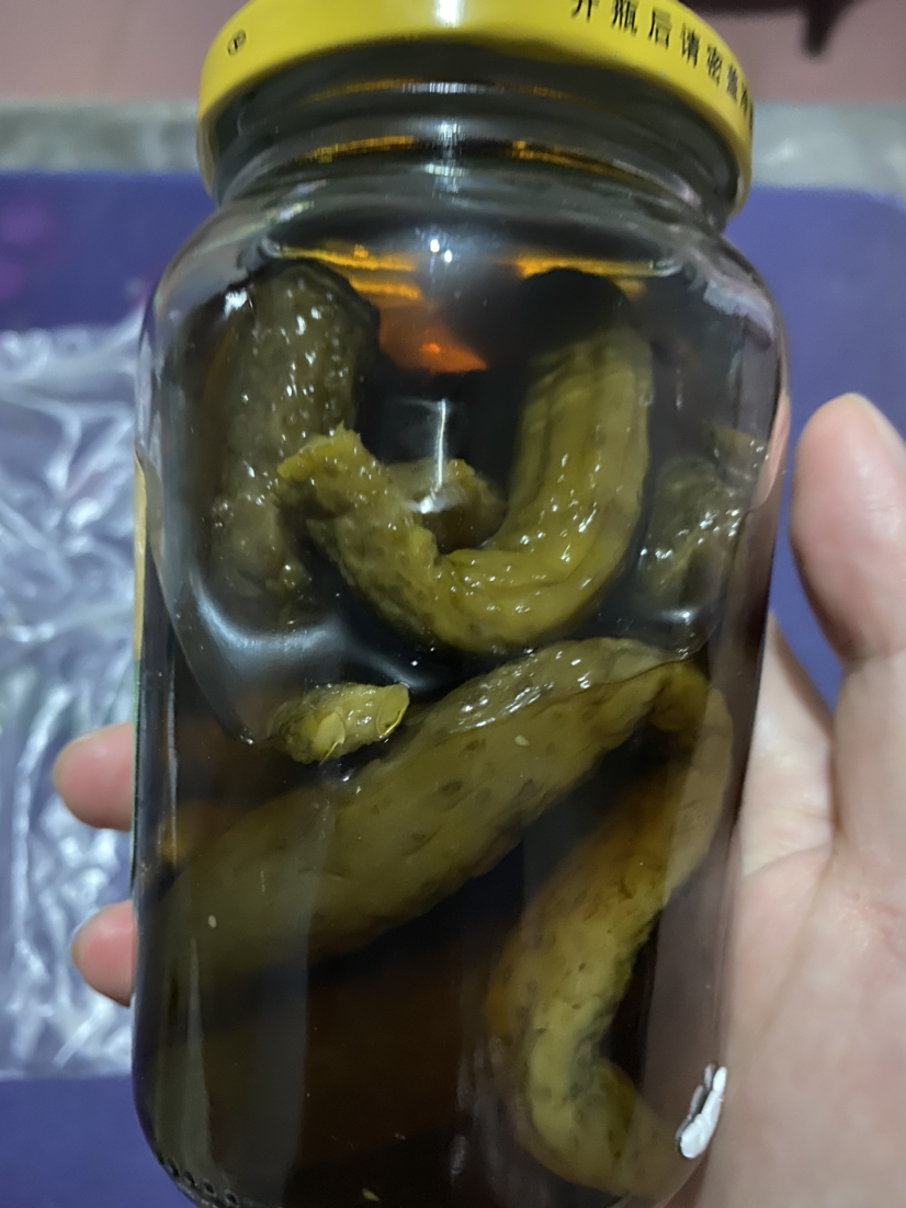 三和四美乳黄瓜酱菜扬州特产甜脆瓜腌黄瓜咸菜下饭菜酱瓜375g瓶装晒单