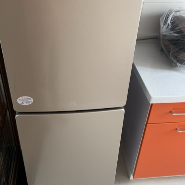 海尔(haier)bcd-190wdpt 190升双门小冰箱 风冷无霜 炫彩金外观 节能