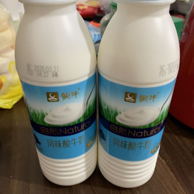 蒙牛瓶装原味酸奶450g