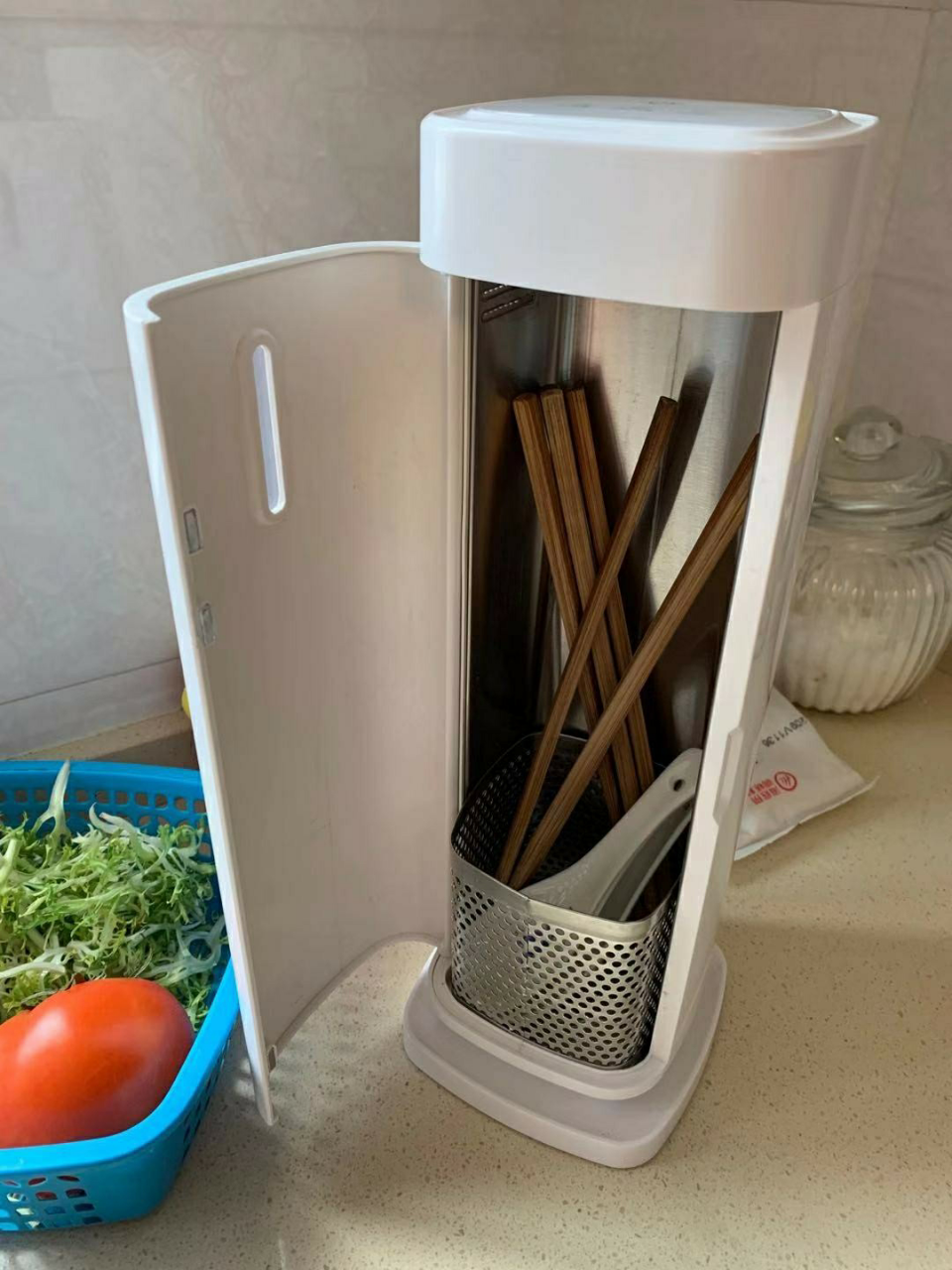 德国leasy领致刀叉筷子消毒机家用不锈钢内壁带烘干小型紫外线消毒