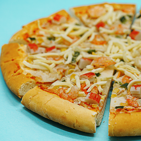 【满299-160】大希地 烧烤牛肉厚芝士披萨100g*3盒 馅料丰富 面皮软薄