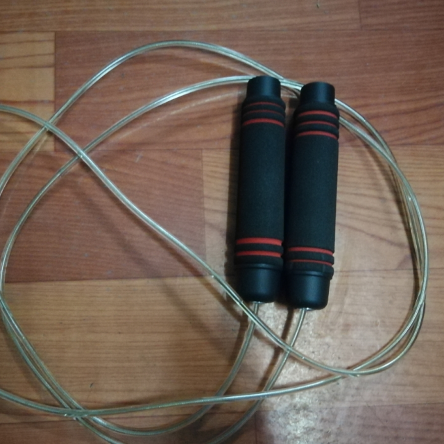 爱玛莎imassage负重钢丝跳绳男女成人健身专业负重钢丝pvc跳绳2018年