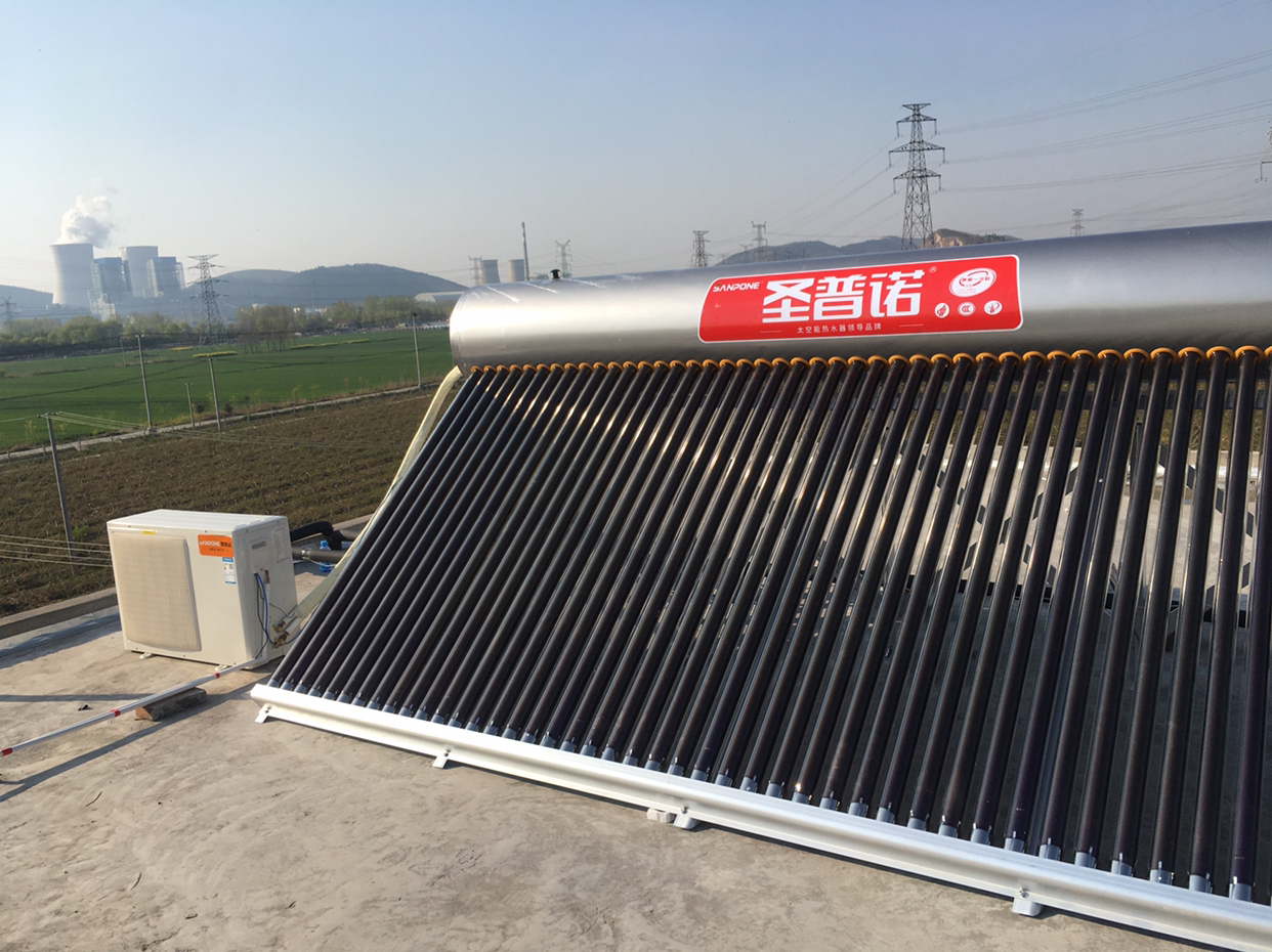 圣普诺(sanpone)太空能热水器 太阳能/空气能一体省电加热 氟循环空气