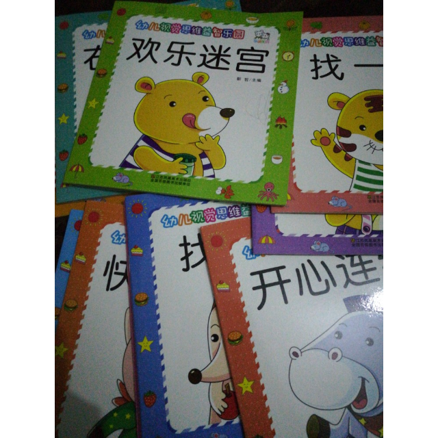 视觉思维益智乐园全套10册 数学思维训练3-4-5-6岁幼儿园儿童启蒙图书