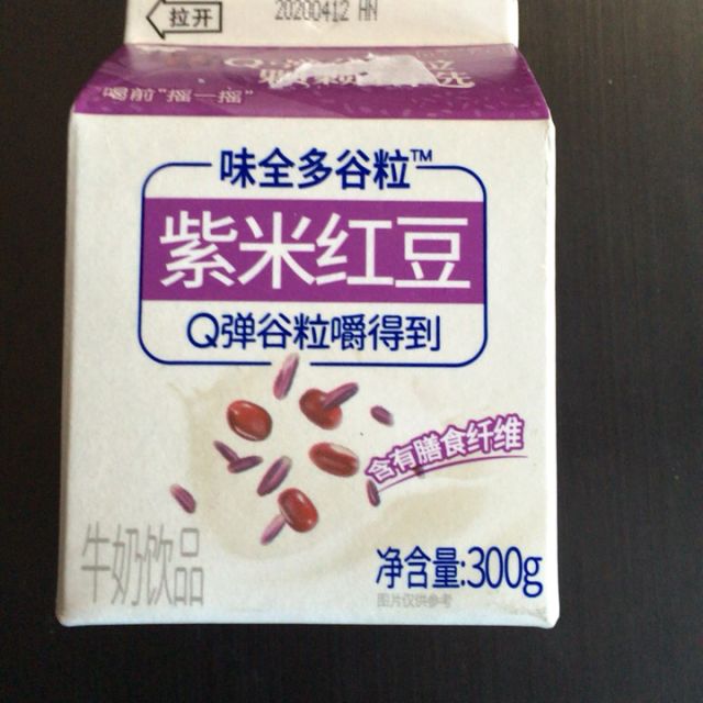 味全谷物红豆紫米牛奶300g