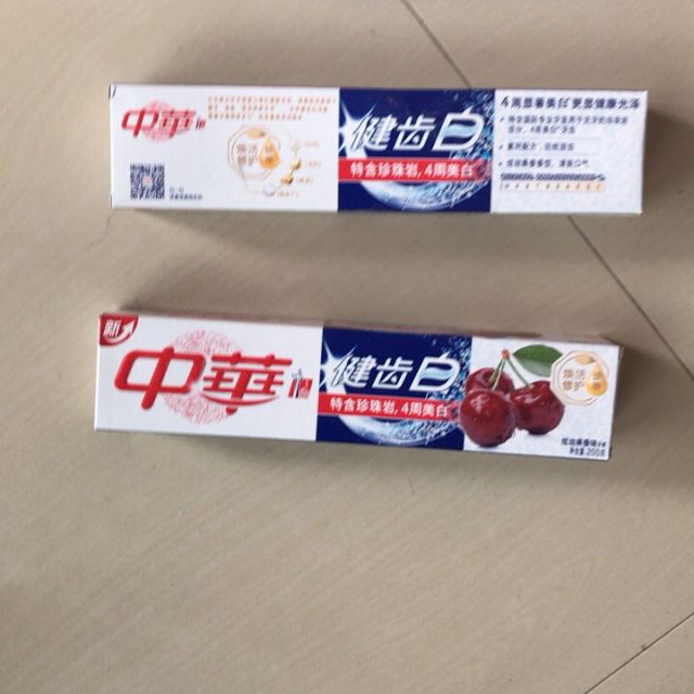 中华zhonghua健齿白牙膏炫动果香味200g联合利华