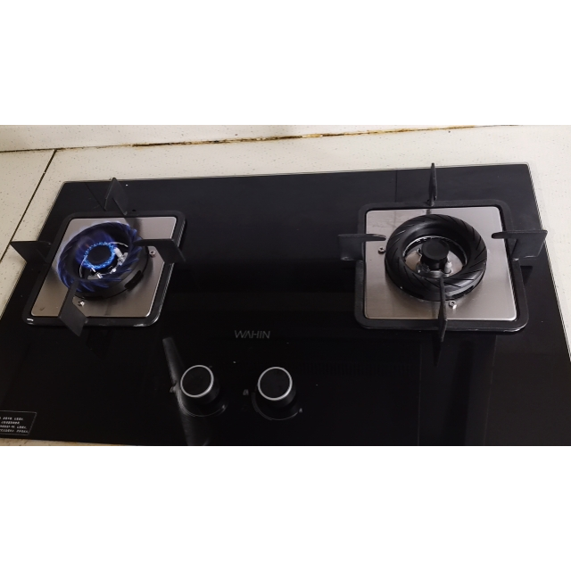 美的出品wahin华凌燃气灶jzt-hq7台嵌两用式钢化玻璃4.
