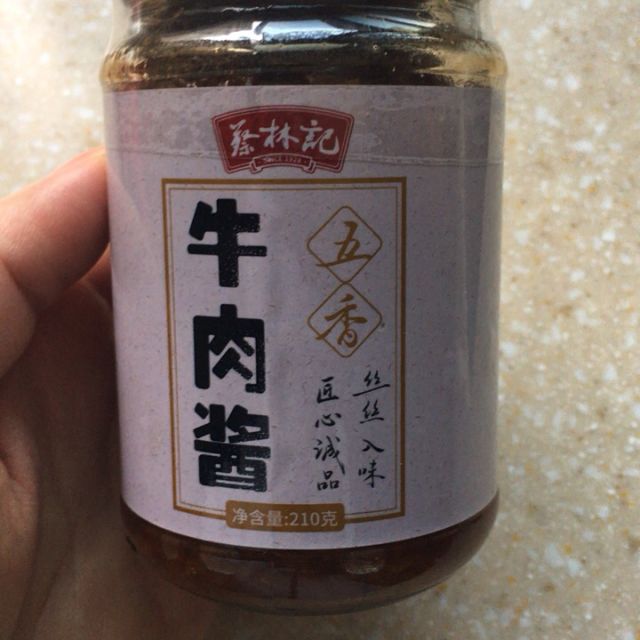 蔡林记五香牛肉酱拌面拌饭牛肉丝酱料招牌下饭菜230g满99减50