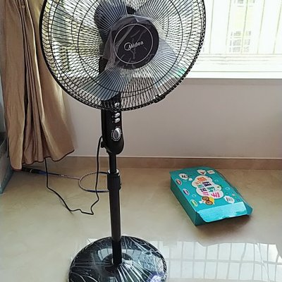 美的(midea) 机械落地扇 fs40-15f1 五叶电风扇 家用静音 学生宿舍