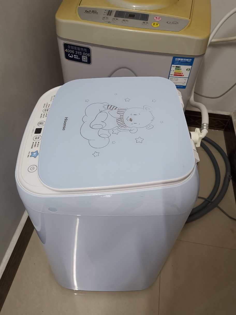 海信(hisense)hb30df642 3公斤全自动婴儿宝宝家用母婴迷你波轮洗衣机