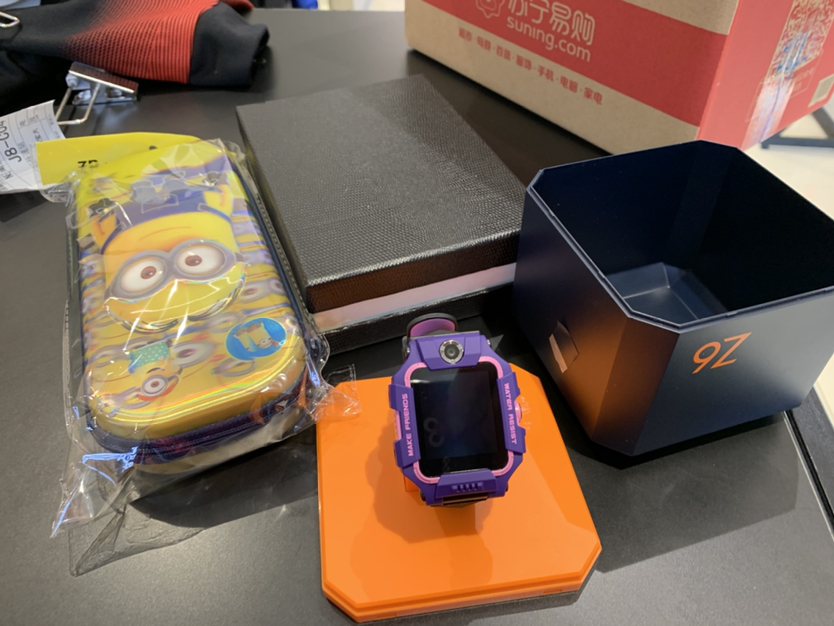 【前后双摄 酷炫新品】小天才电话手表z6 幻紫4g全网通儿童智能防水