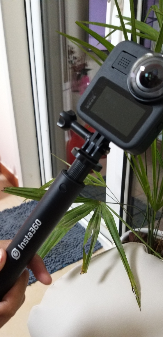 insta360 one x原装自拍杆架加长1.2m运动相机多功能配件 黑色晒单图