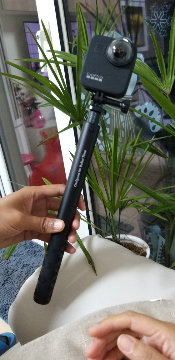 insta360 one x原装自拍杆架加长1.2m运动相机多功能配件 黑色晒单图