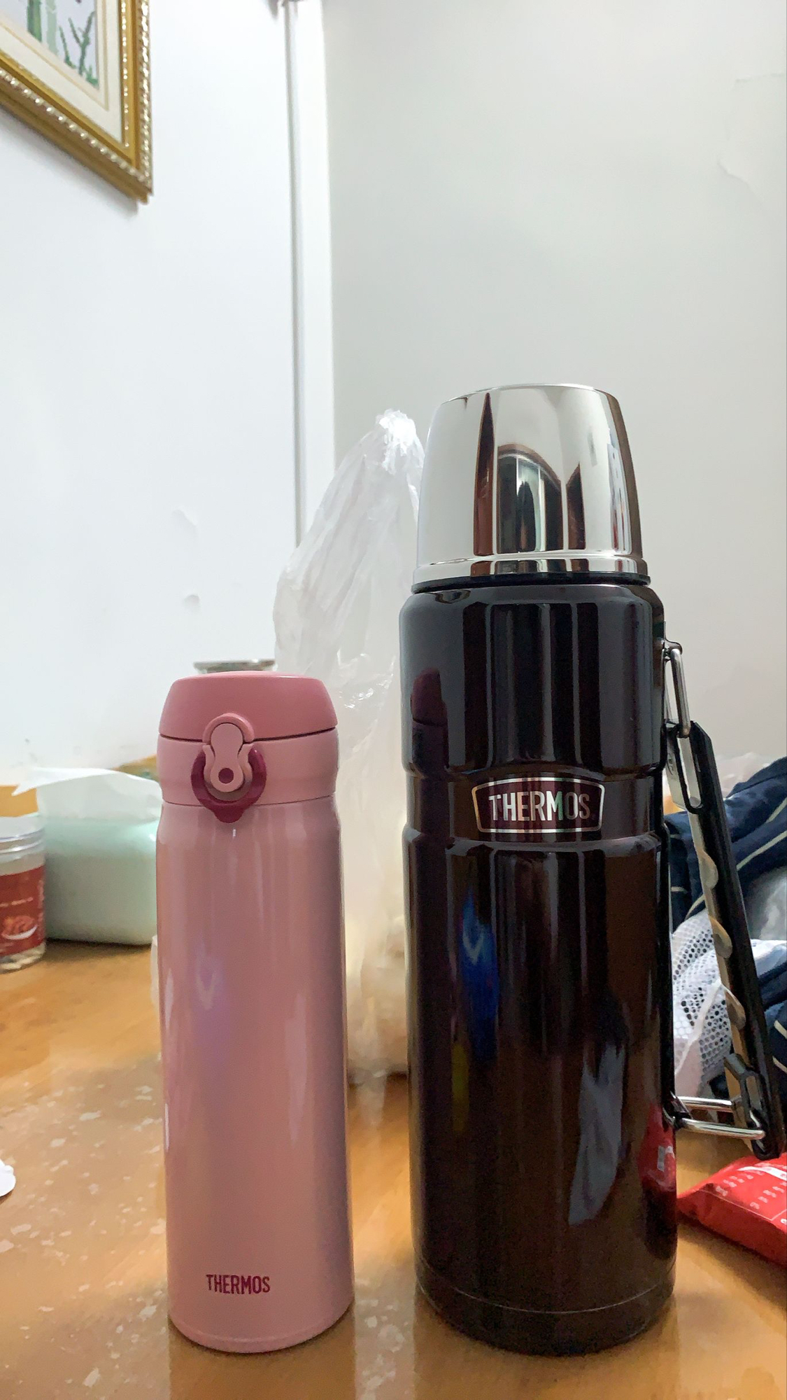 膳魔師(thermos) 保溫壺sk2010大容量1200ml戶外保溫保冷水杯耐用防滑