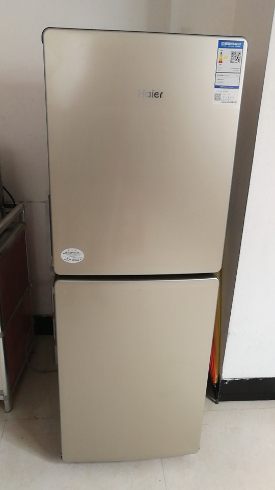 家用风冷无霜冰箱 双开门节能宿舍节能无霜电冰箱 bcd-160wdpt晒单图