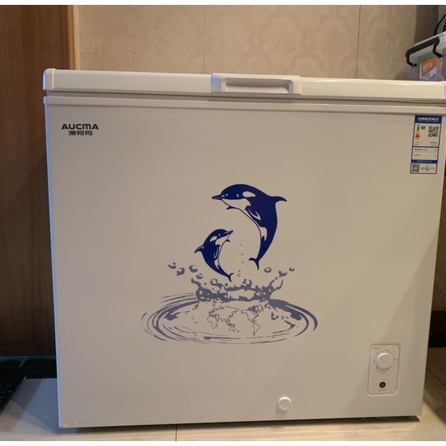 aucma澳柯玛bcbd203hn203升卧式冷柜商用小型节能冷柜家用单温冰柜顶
