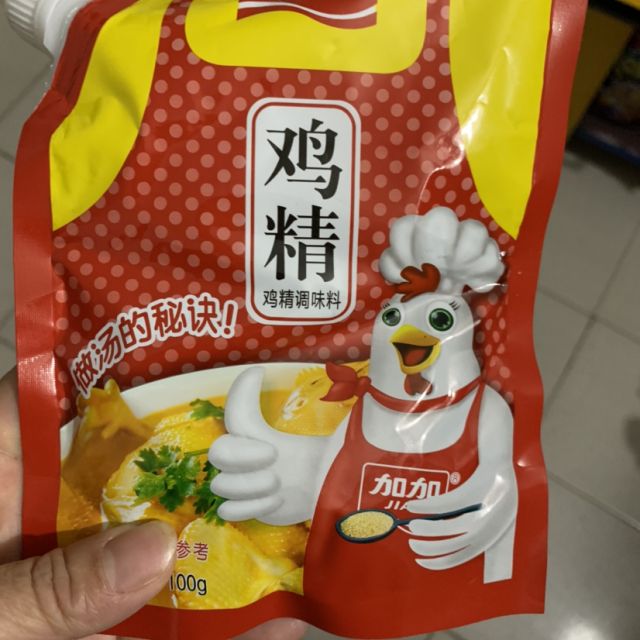 加加鸡精100g带嘴装方便卫生炒菜煲汤增鲜提香替代味精调料调味品