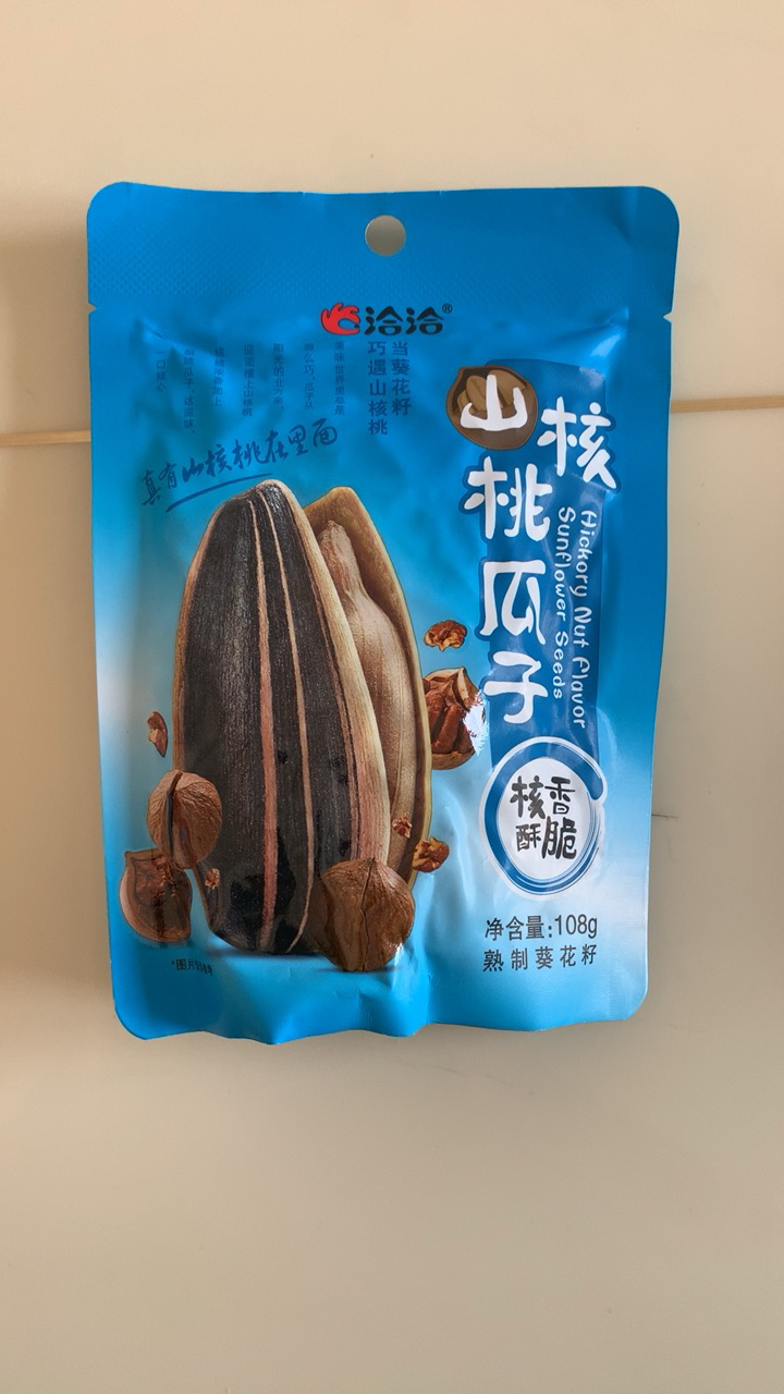 【洽洽山核桃瓜子108g*1袋】洽洽瓜子恰恰焦糖山核桃芝士葵花籽零食