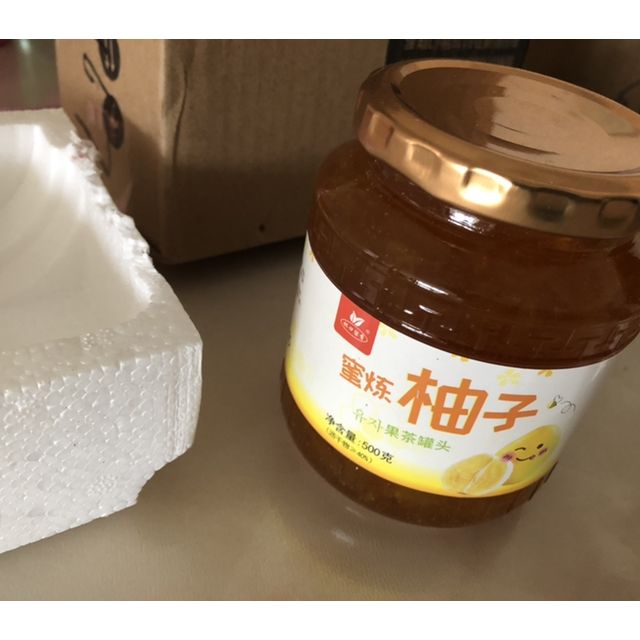 就送勺】杯口留香蜂蜜柚子茶 500克 果味茶 蜜煉柚子茶茶飲料搶到一瓶