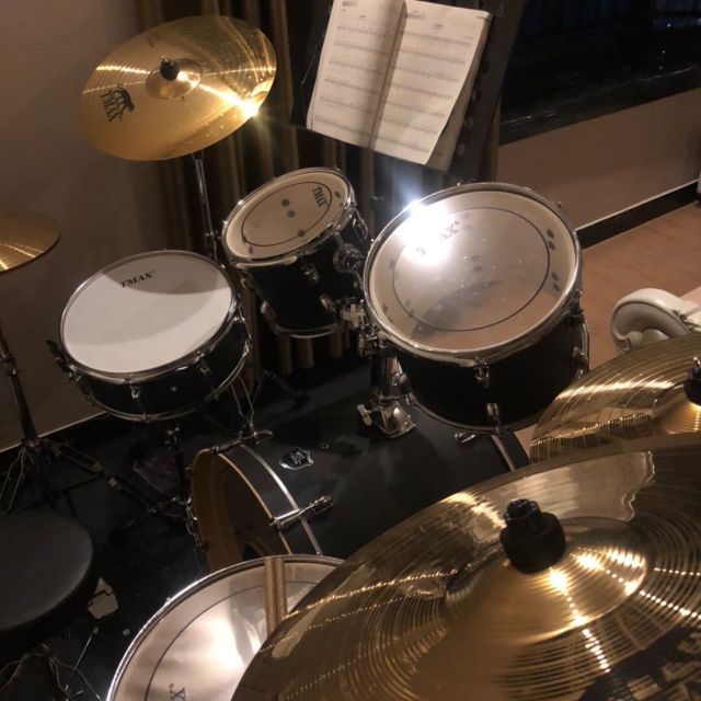 tmax雷鸣系列架子鼓5鼓3镲架4镲片全椴木多色可选儿童初学者入门成人