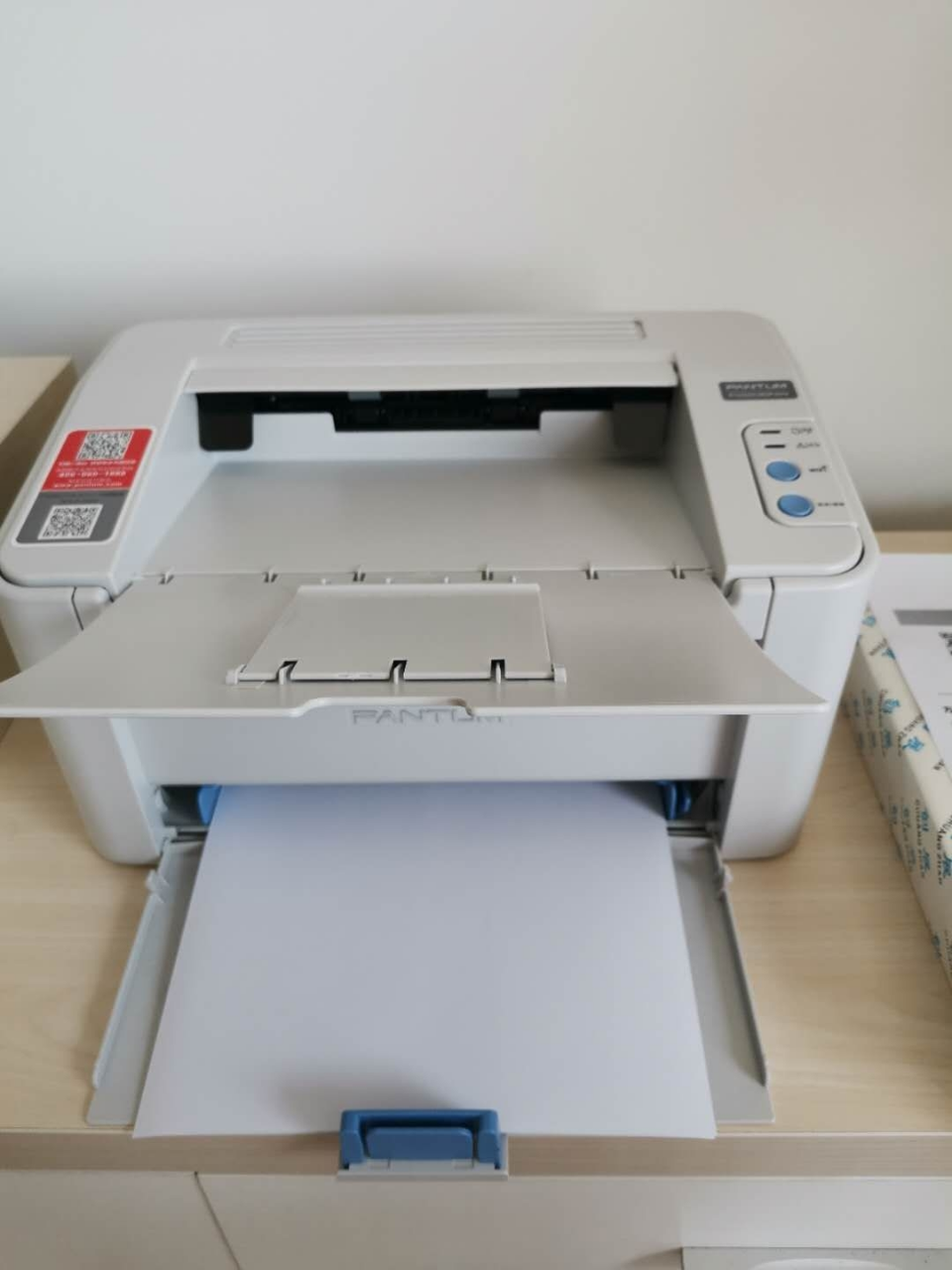 奔图(pantum)p2206nw小型黑白激光无线wifi/有线打印机 家用办公打印