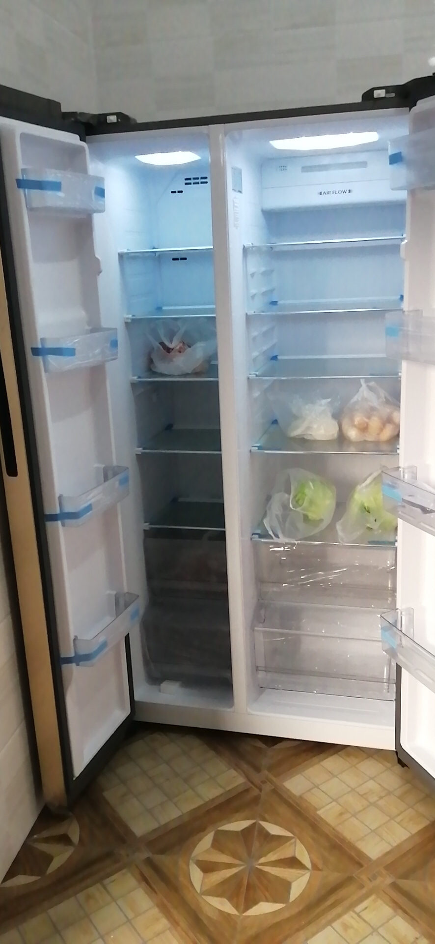 风冷双变频 wifi智控 低温触媒净味 家用电冰箱 bcd-642wdvmu1晒单图