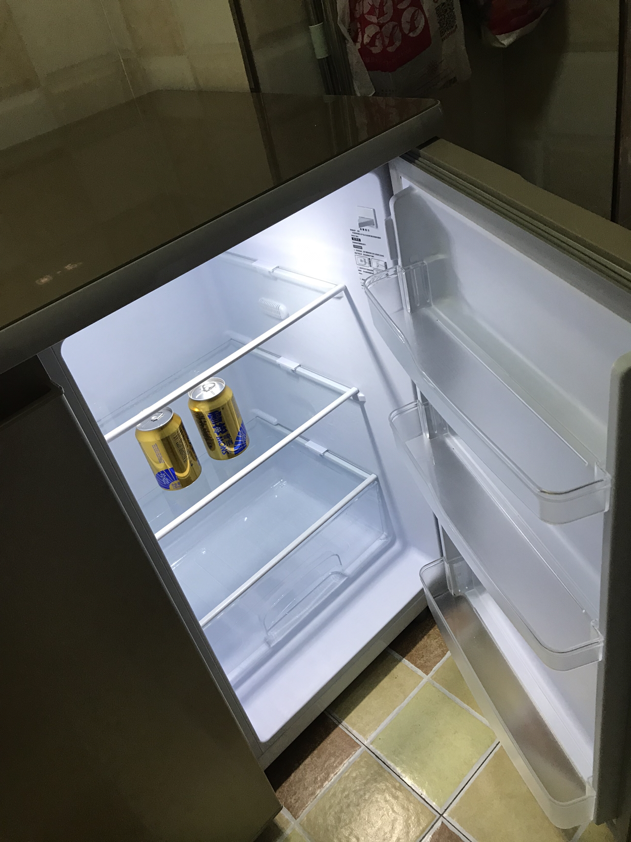 soyea/索伊 bcd-256wem家用卧式冰箱风冷无霜电脑控温嵌入式橱柜对