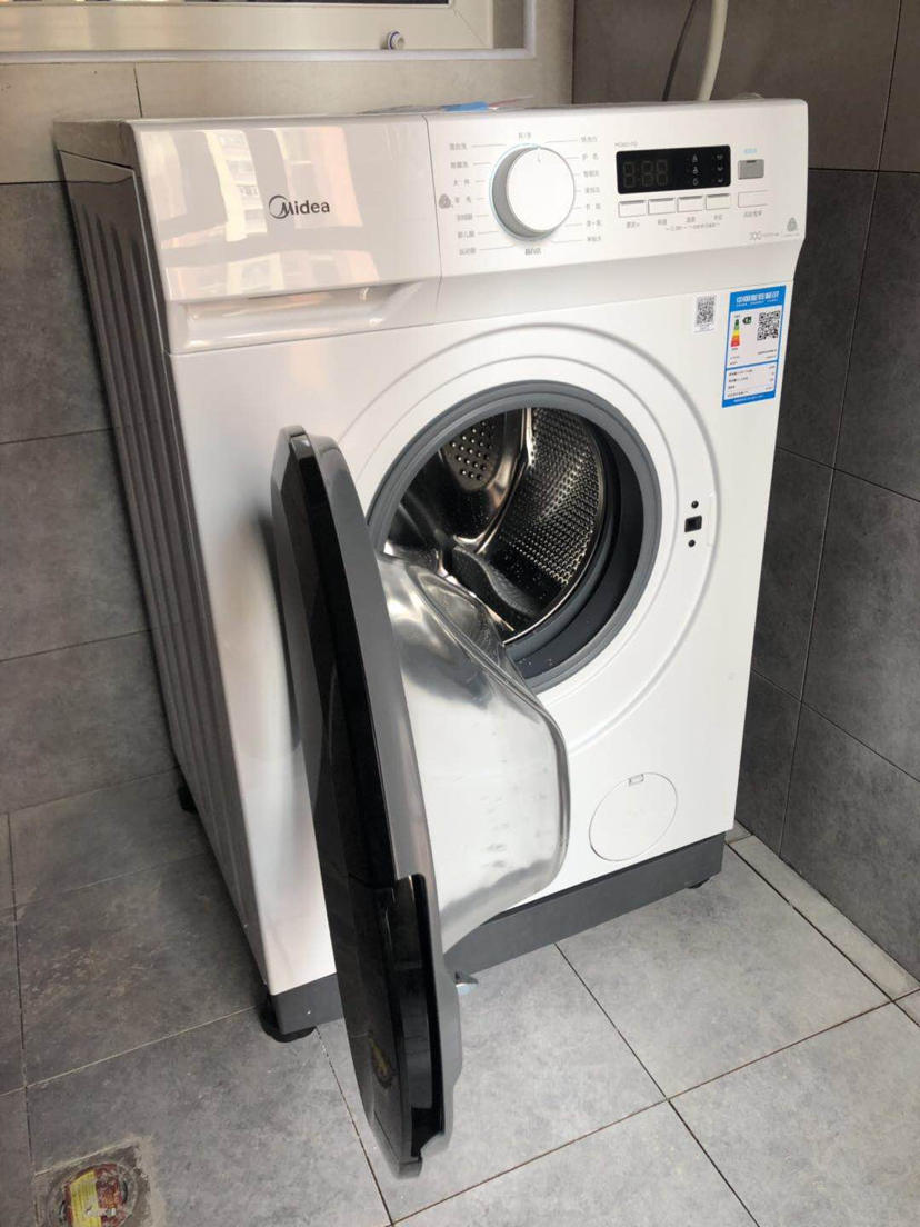 美的(mieda)mg80v11d 滚筒洗衣机变频 8公斤家用大容量全自动 静音