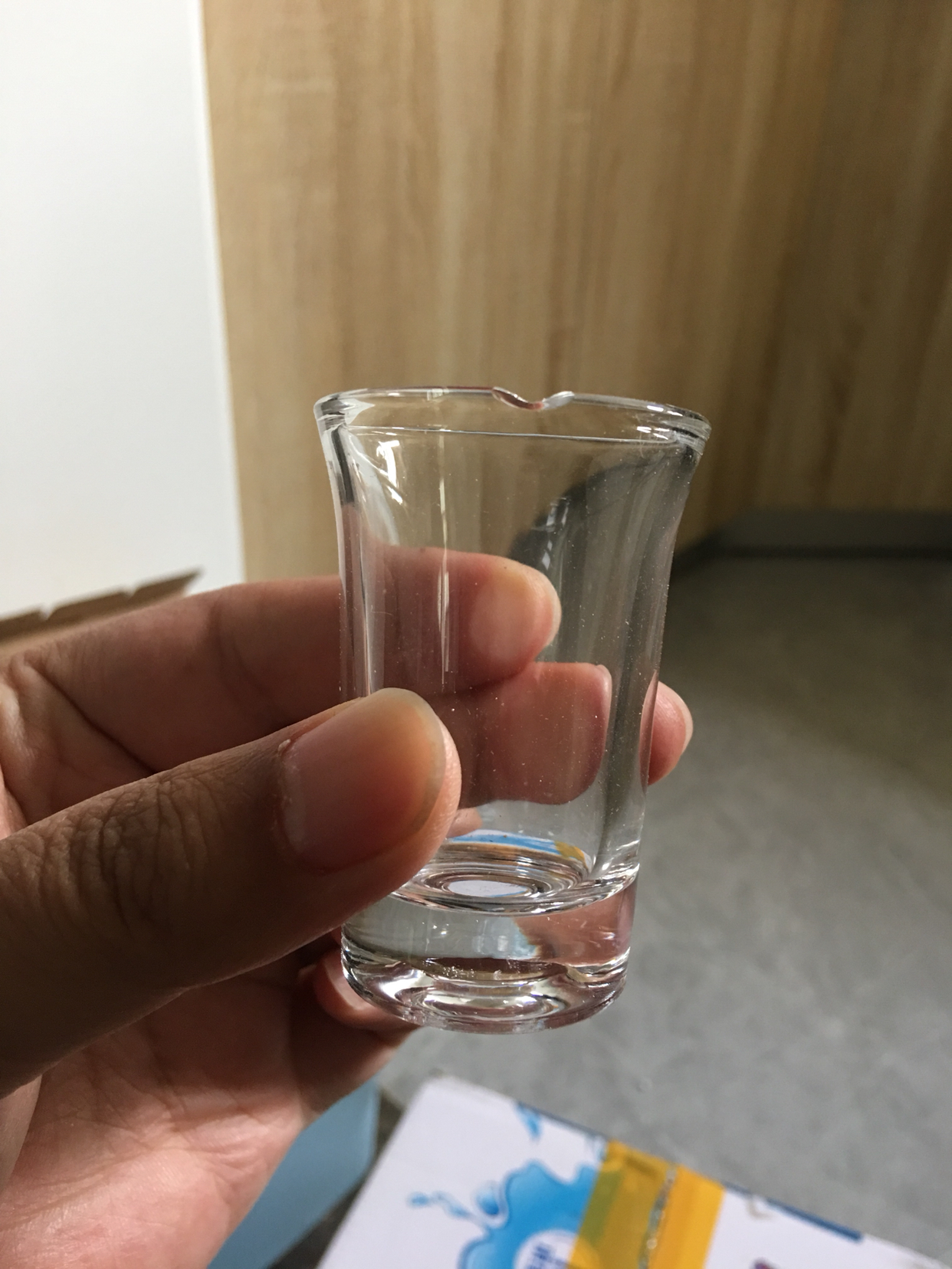 厚底玻璃小酒盅子弹杯白酒杯套装分酒器一口杯酒具家用 圆款酒杯12个