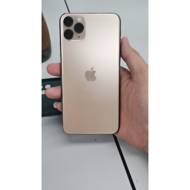 官方正品裸機apple蘋果iphone11promax64g金色65英寸美版有鎖移動聯通