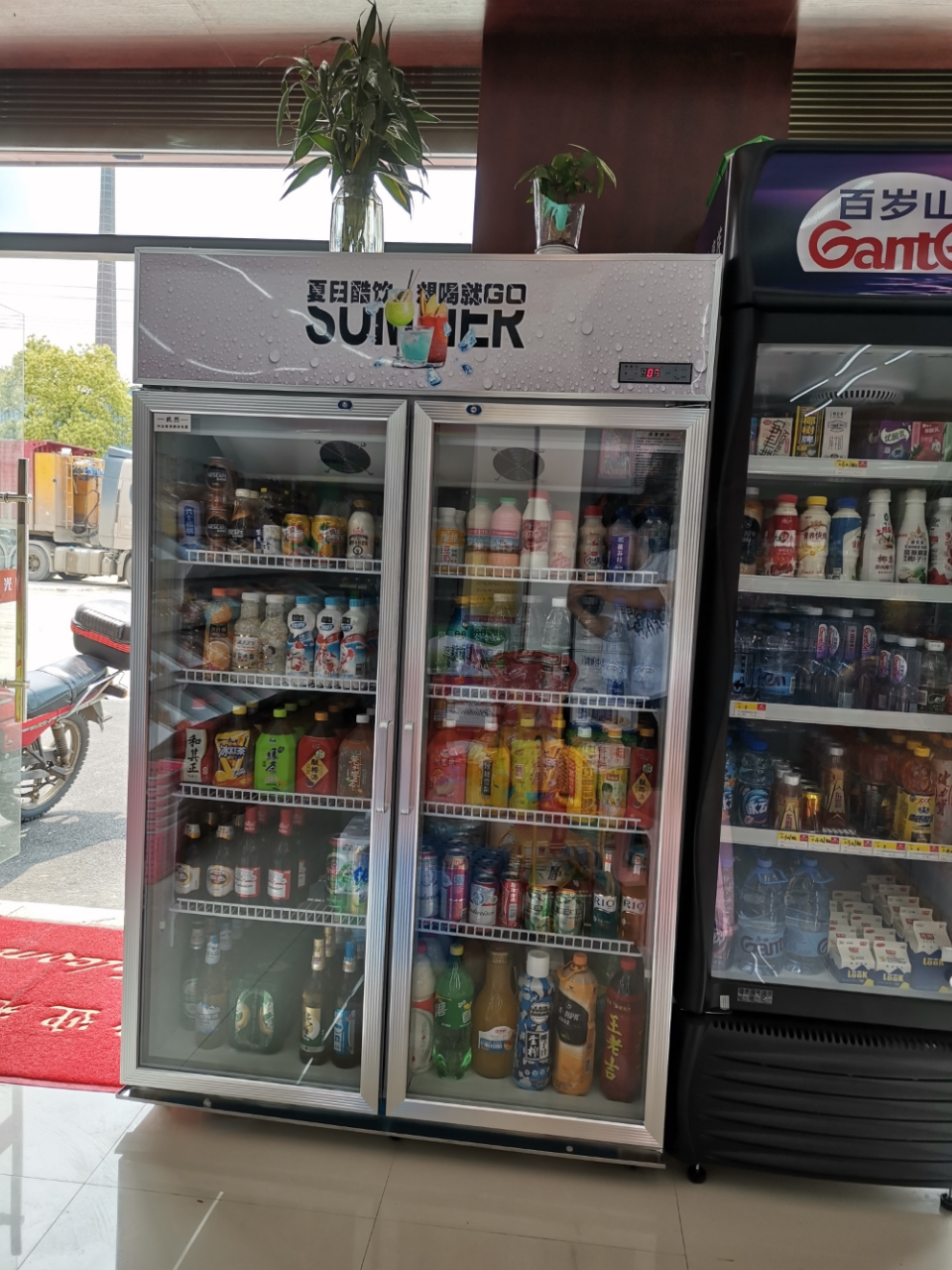 饮料柜 风冷无霜 超市冰柜便利展示柜冷藏保鲜立式冰柜商用冰箱水果