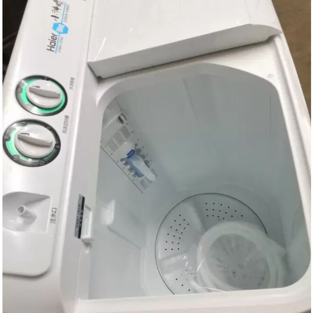 海尔(haier) 洗衣机9公斤半自动洗衣机双缸双桶家用大容量 xpb90