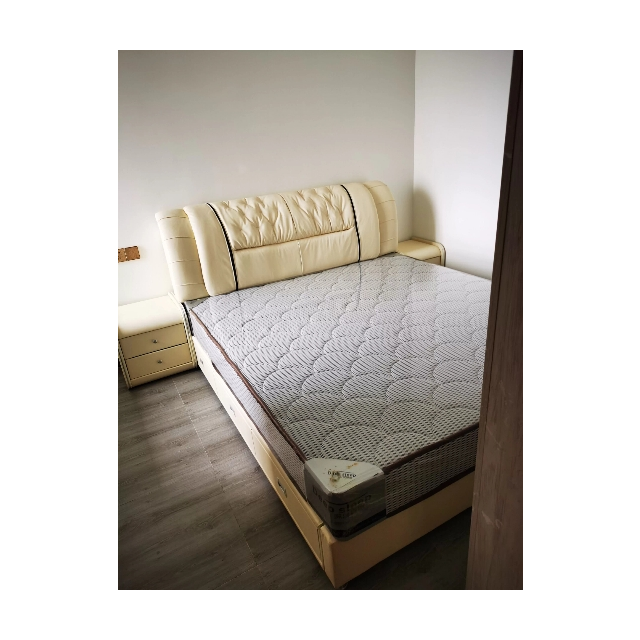 忆斧至家 (yf) 皮床 宜家风格 气动高箱功能储物抽屉 现代简约1.