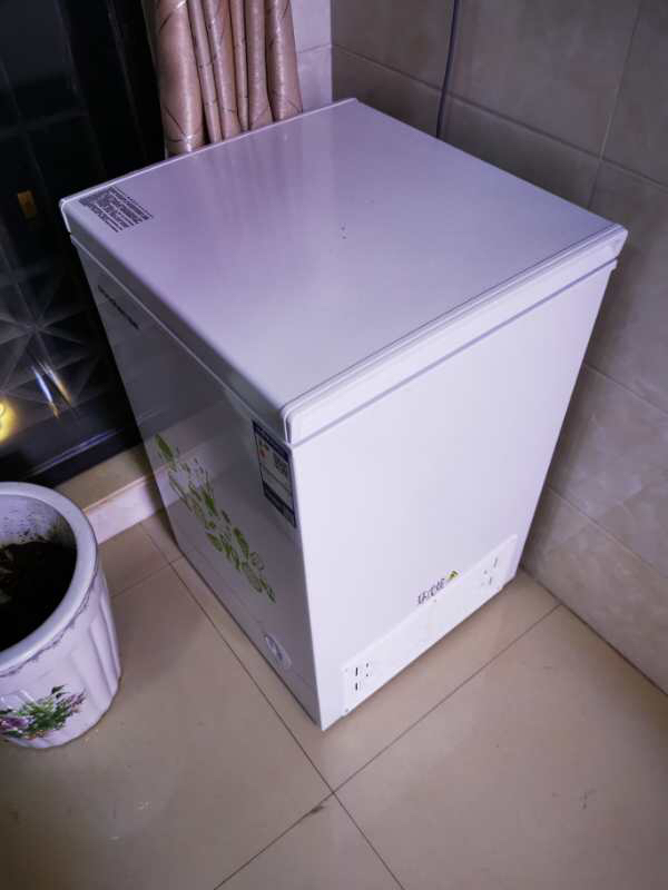 容声(ronshen)100升顶开门家用小型冰柜 冷藏冷冻转换 迷你卧式冷柜