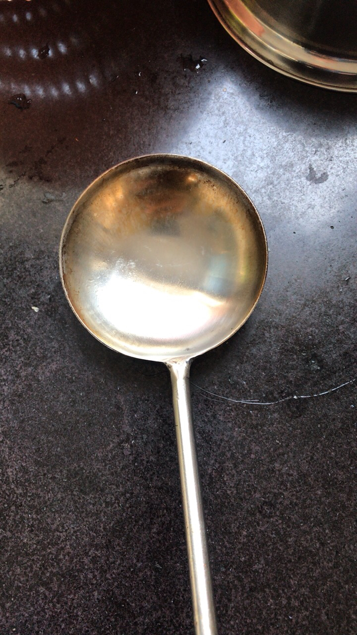 不锈钢打菜勺炒勺食堂盛汤勺 厨师勺大餐勺 酒店厨师专用大勺晒单图