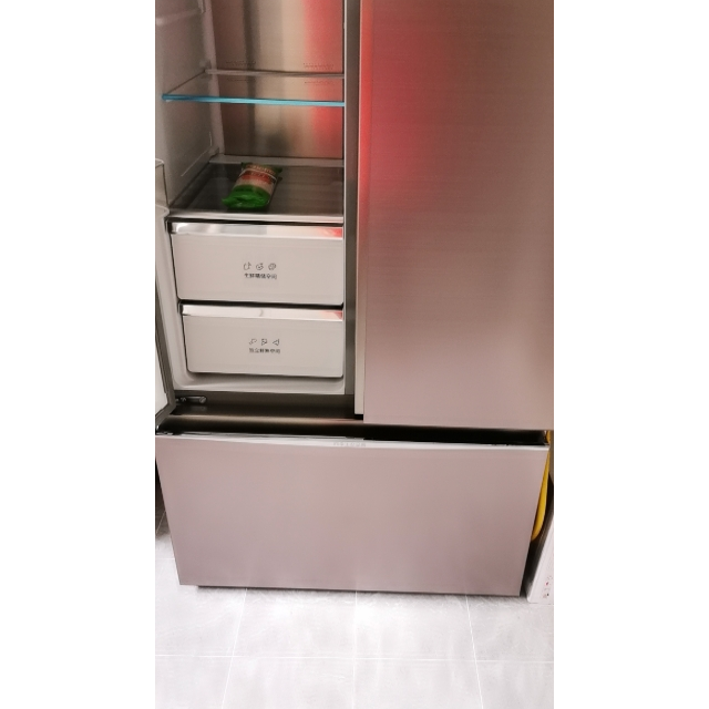 容声冰箱bcd601wks1hpg紫美式对开门冰箱多门冰箱大容量冰箱