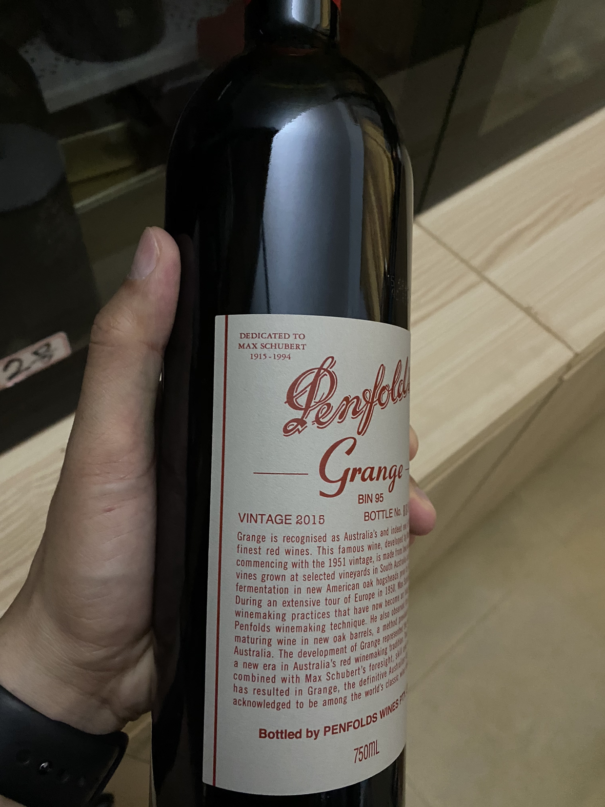 【澳洲酒王】奔富(penfolds)bin95/葛兰许西拉干红葡萄酒750ml 红酒