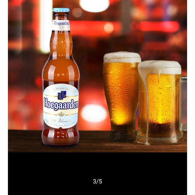 比利时进口蓝盖白盖随机发hoegaarden福佳白啤酒330ml24瓶整箱风味精