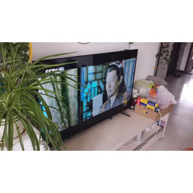 tcl 55v6 55英寸液晶平板电视机 4k超高清 超薄 全面屏 人工智能 智慧