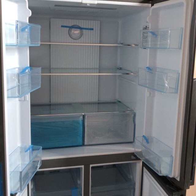 海尔(haier)bcd-458wdvmu1 458升十字门对开门多门变频冰箱 风冷无霜