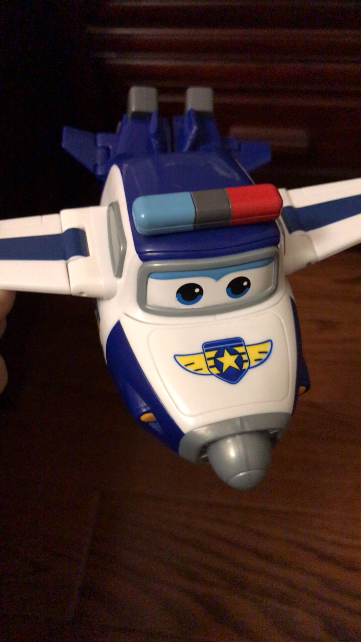 奥迪双钻 auldey 超级飞侠 儿童玩具男孩益智变形机器人-包警长